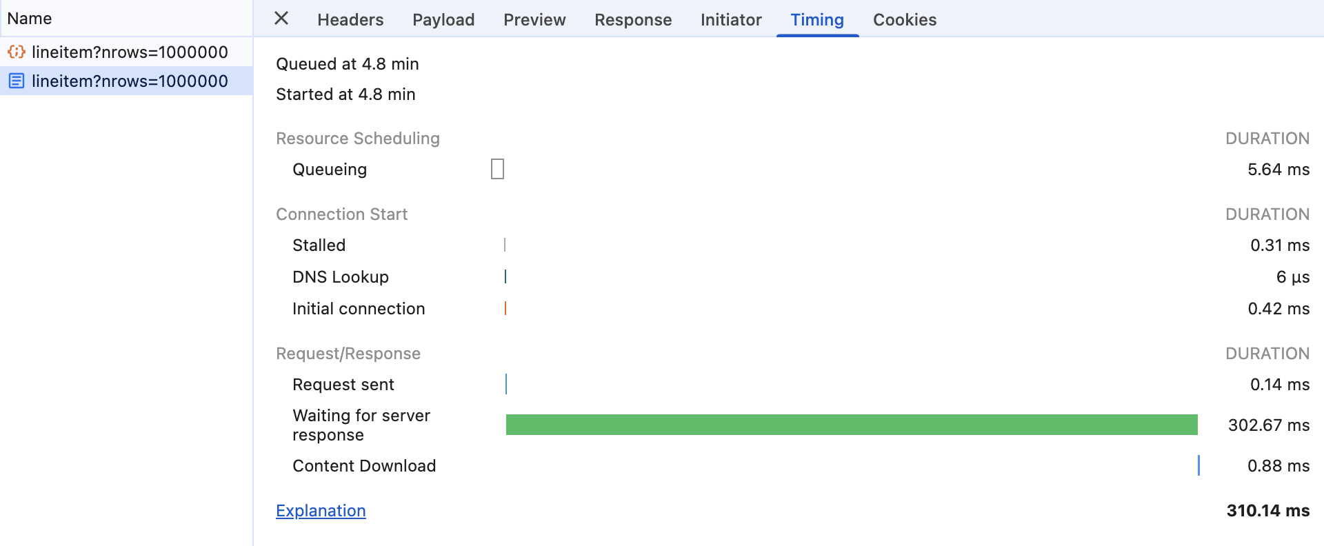 Arrow request chrome tools